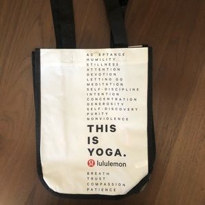Lululemon THIS IS YOGA small shopping bag